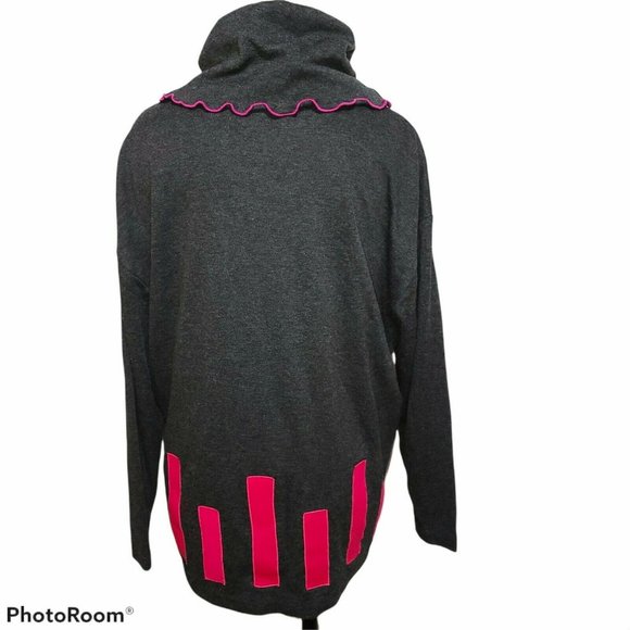 Meet in Miami Vintage 80s Top Geometric Mod - Picture 2 of 9